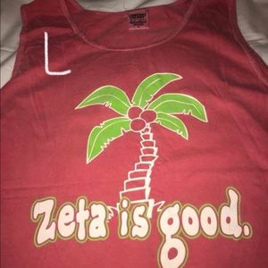 Zeta Tau Alpha comfort colors tank